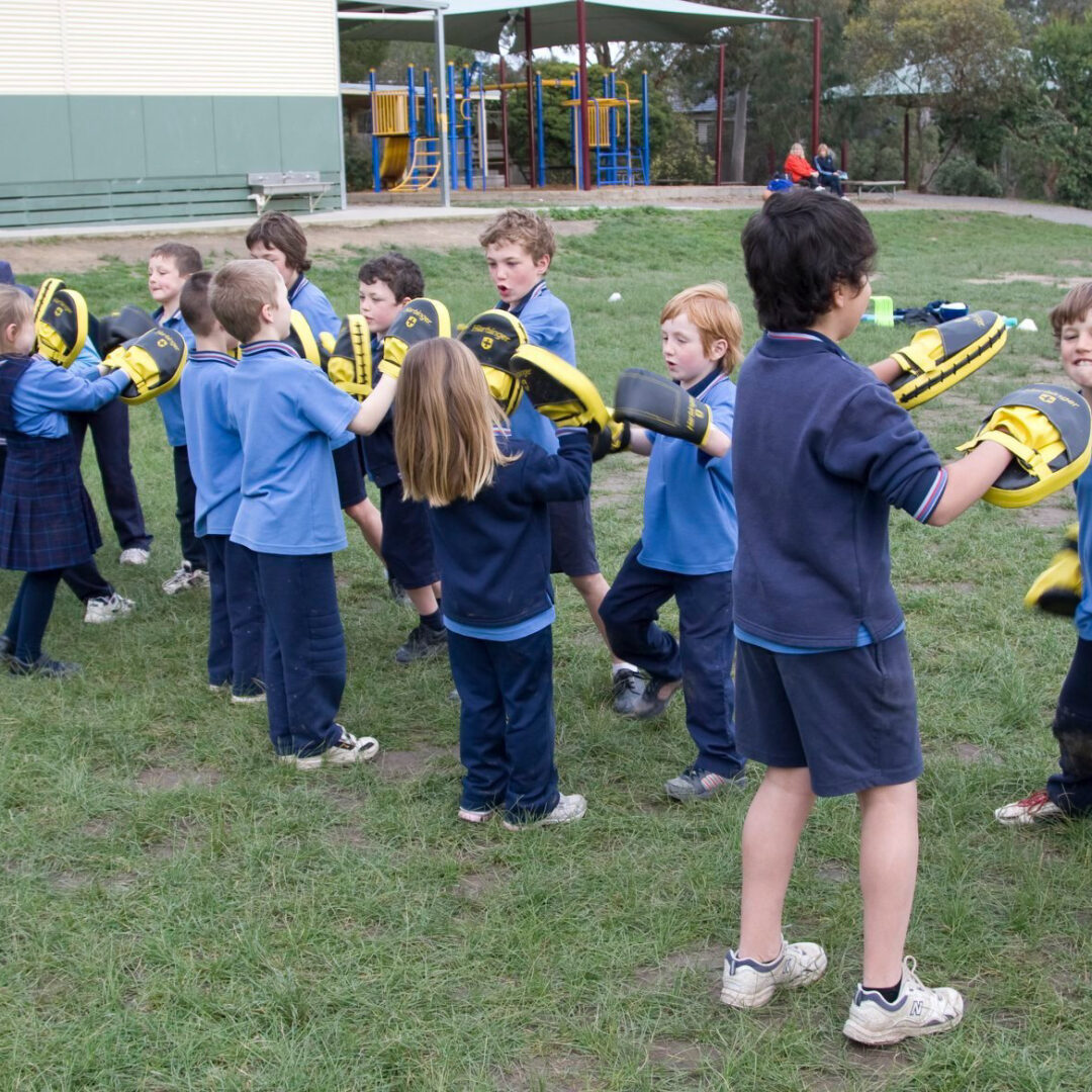 Primary Students Boxing Class